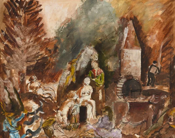 Charles Dufresne — "Le moulin ou Diane et Actéon