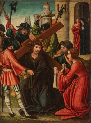 Josse Lieferinxe — Kreuztragender Christus und die Heilige Veronika, um 1495