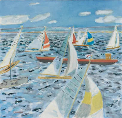 Maurice Brianchon — Die Regatten in Neuchâtel, 1962