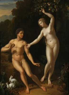Pieter van der Werff — Adam und Eva, Kopie nach Adrian Van der Werff, 1716