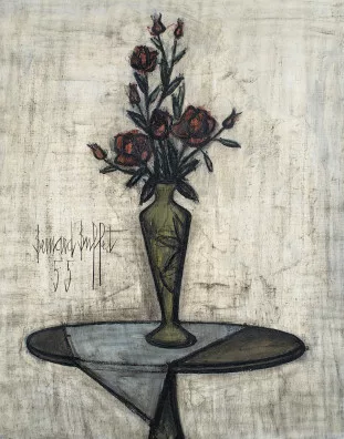 Bernard Buffet — Roses, 1955
