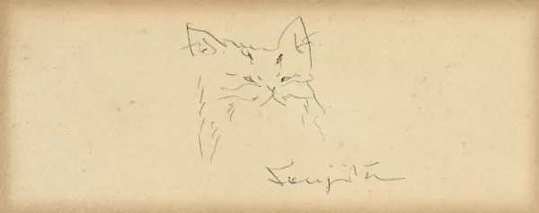 Tsugouharu Foujita — tête de chat
