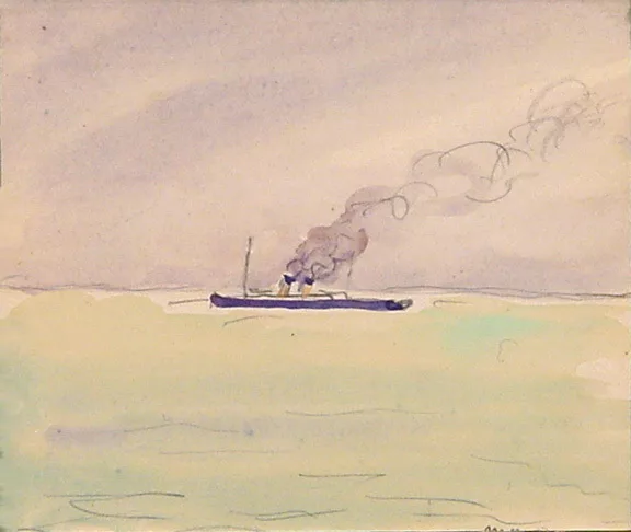 Albert Marquet — Bateau à vapeur