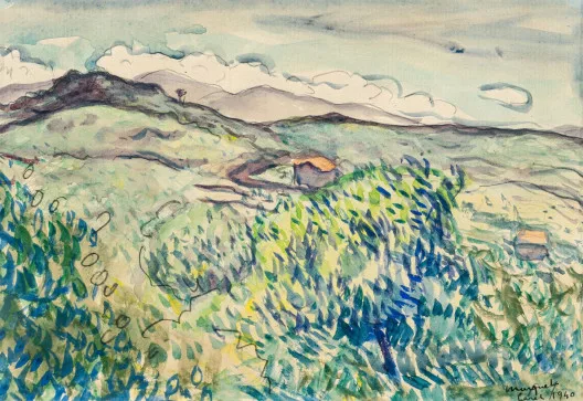 Albert Marquet — Paysage près de Céret, 1940