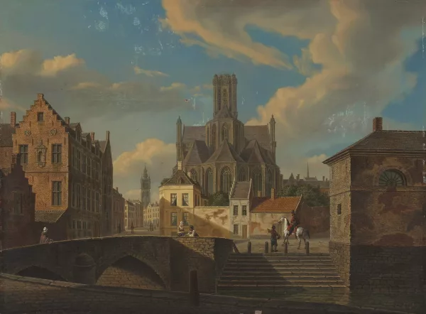 Jan Hendrik Verheijen — Holländische Stadtansicht