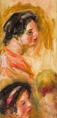 Pierre-Auguste Renoir — Schizzo di teste