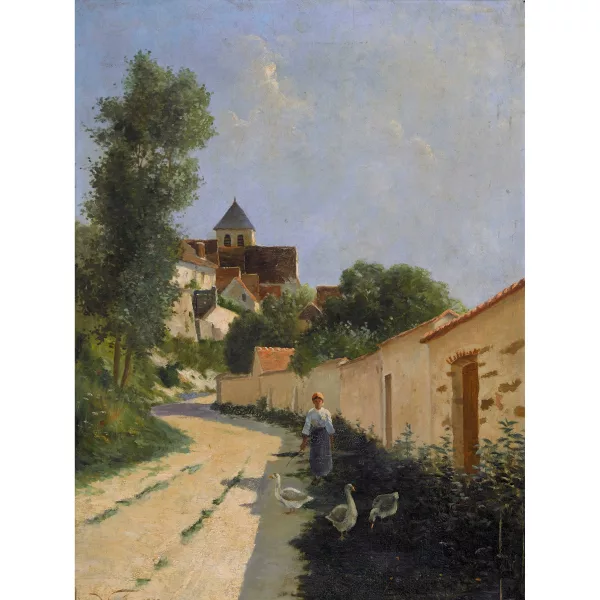 Armand Guéry — Die Gänsehüterin.