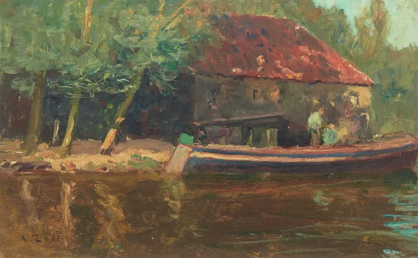 Alfred Zoff — Kanal bei Rotterdam