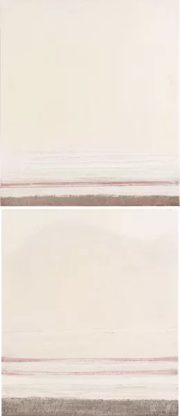 Peter Royen — Peter Royen (1923–2013), « Sans titre », deux huiles sur toile