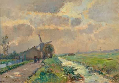 Albert Lebourg — Canal à Rotterdam. 1895.