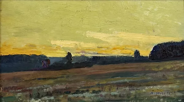 Alfred Marie Le Petit — Paysage d'Outremécourt