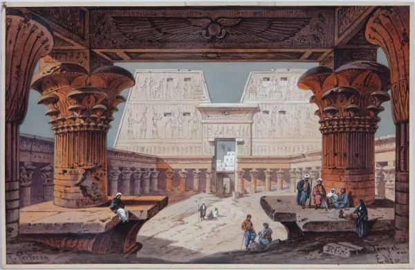 Friedrich Perlberg — Temple de Edfu