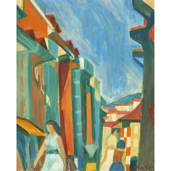 Roger Montané — "La Munstergasse, Berne".