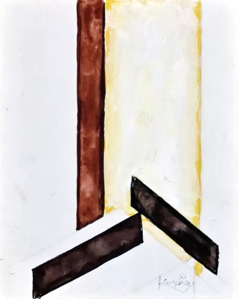 František Kupka — Étude pour Verticales et Diagonales, 1931