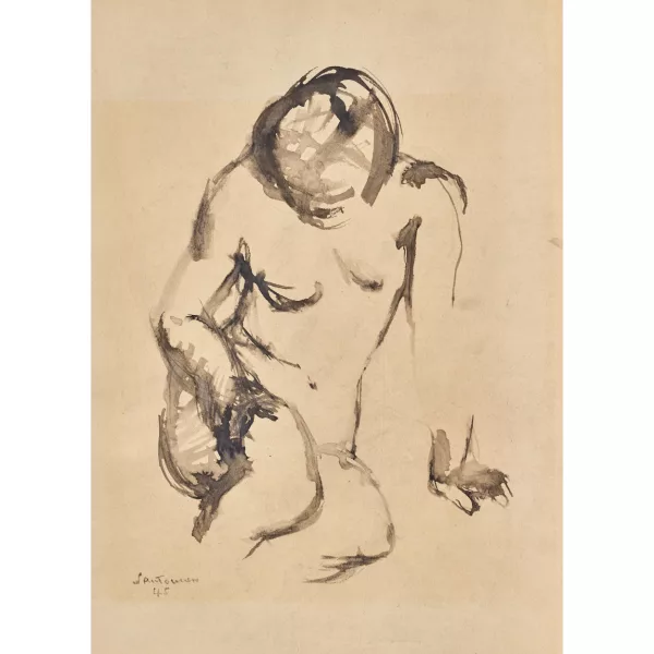 Giuseppe Santomaso — Femme assise