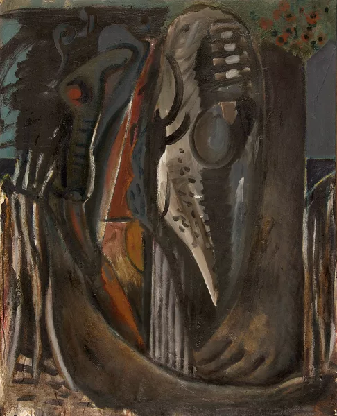 Markus Lüpertz — Wach auf, Alice, mein Liebling, aus der Serie "Alice im Wunderland", 1980/81