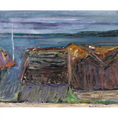 Karl Meisenbach — Seeshaupt au bord du lac de Starnberg