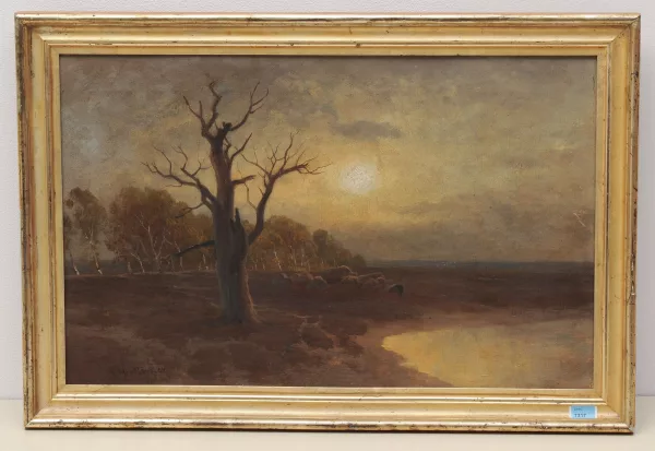 Heinrich Deiters — Abend auf der Heide