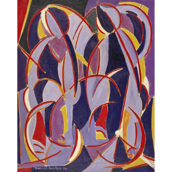 Marcel Burtin — "Les cyclistes".