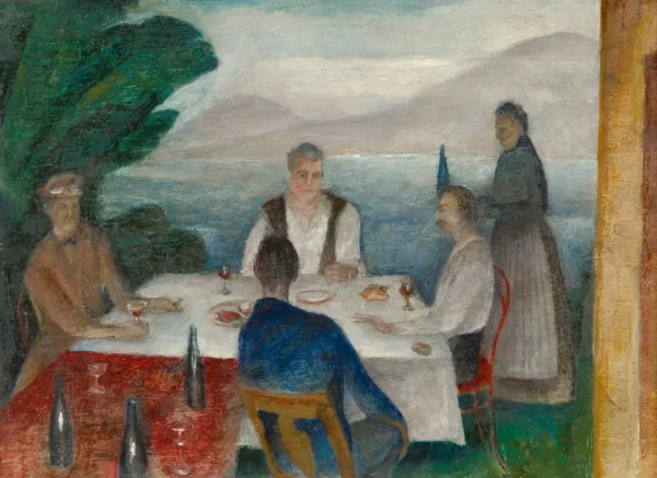 Gordon Mallet McCouch — In trattoria, ca. 1934