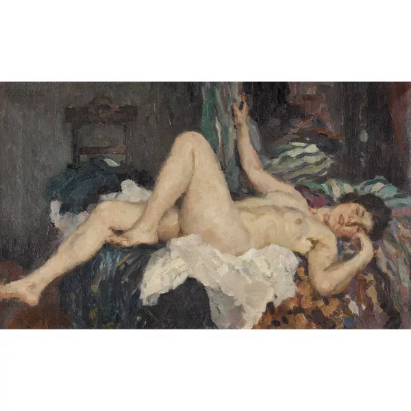 Paul Paede — Nu féminin allongé.