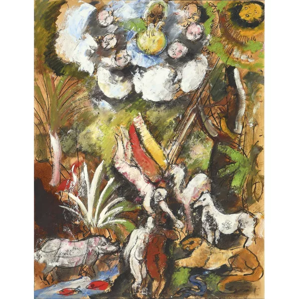 Charles Dufresne — L'expulsion du paradis.