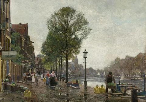 Heinrich Hermanns — Eine holländische Gracht