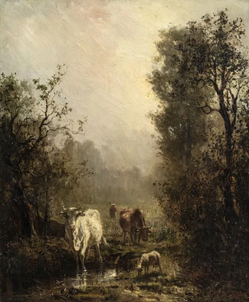 Constant Troyon — Berger et ses vaches
