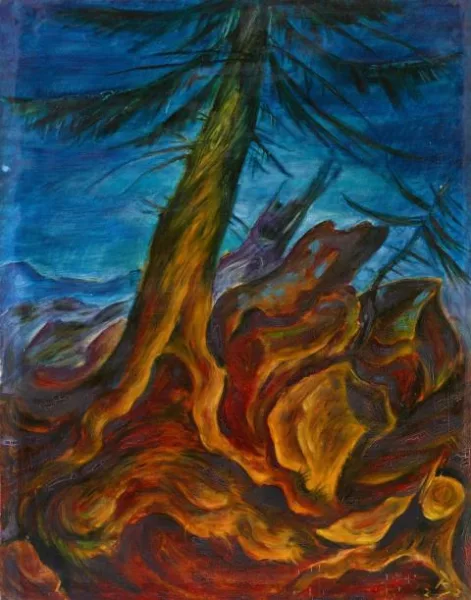 Richard Ziegler — Baum mit Fels