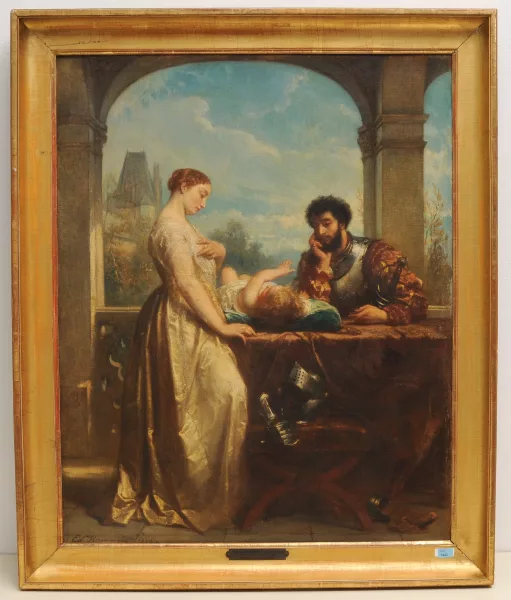 Édouard Jean Conrad Hamman — Elterliches Glück