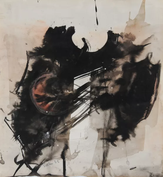 Gianni Bertini — Sans titre, 1961