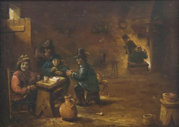 David Teniers le Jeune — D'après David II Teniers — Scène de taverne