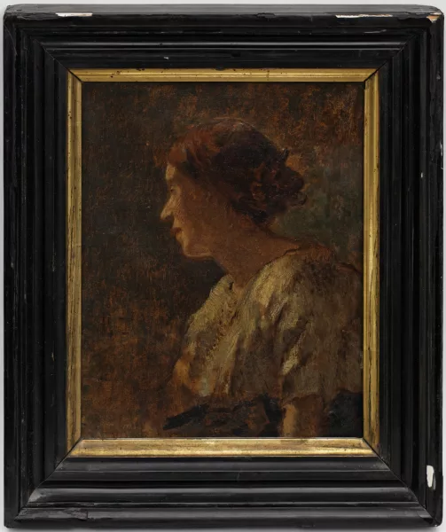 Hermann Fenner-Behmer — Attribué à Hermann Fenner-Behmer — Etude de femme,
