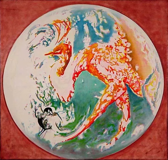 Alain Jacquet — Étude d’un oiseau, 1987