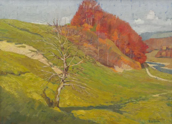 Raffaele De Grada — Herbst im Sihlthal