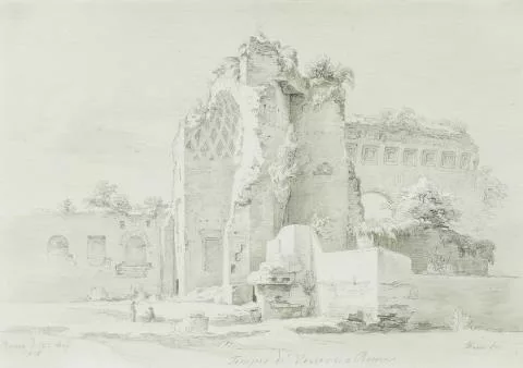 Georg Heinrich Busse — Der Tempel der Venus in Rom