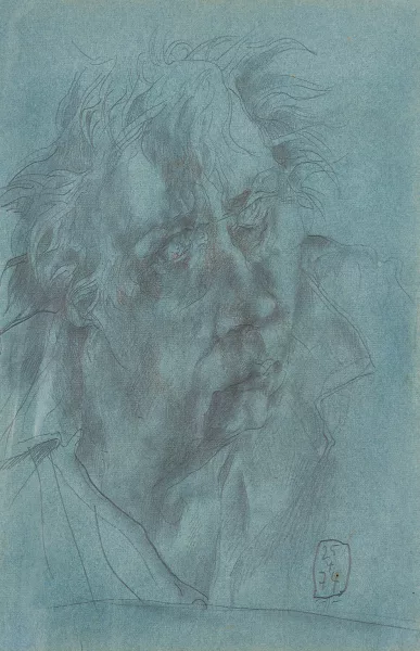 Horst Janssen — Selbstportrait, 1974