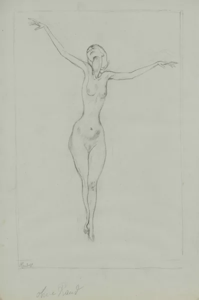 Rudolf Bauer — Frauenakt