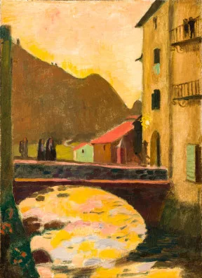 Maurice Denis — Brücke in der Gegend von Ax-les-Thermes, um 1913