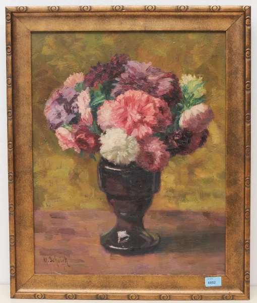Malva Schalek — Stillleben mit Nelken