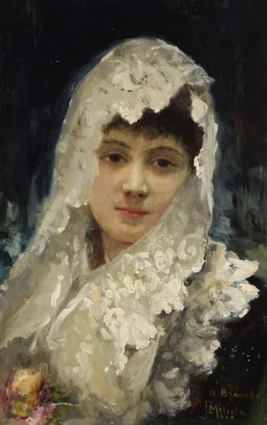 Enrique Mélida — Portrait de femme