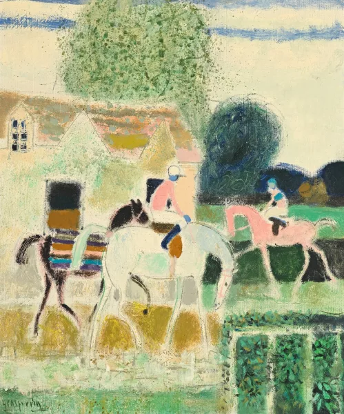Claude Grosperrin — Chevaux de course,