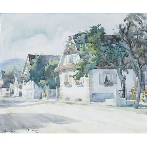 Louis-Philippe Kamm — Maison de l'instituteur à Bremmelbach près de Weissenburg en Alsace
