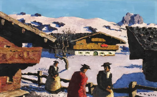 Alfons Walde — Spätwinter, 1933