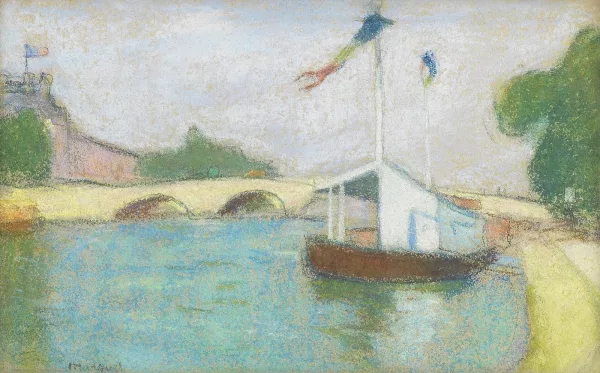Albert Marquet — Péniche devant le pont Royal