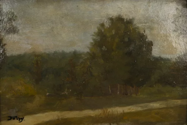 Hippolyte-Camille Delpy — Hippolyte Camille DELPY (1842-1910), 'Clairière', huile