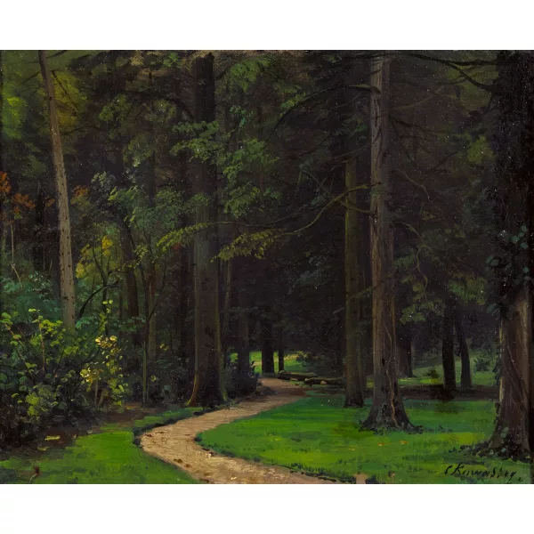 Charles Euphrasie Kuwasseg — Le chemin forestier