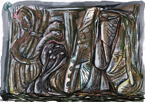 Markus Lüpertz — Ohne Titel, 1990