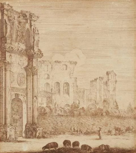 Adam Pérelle — Am Forum Romanum