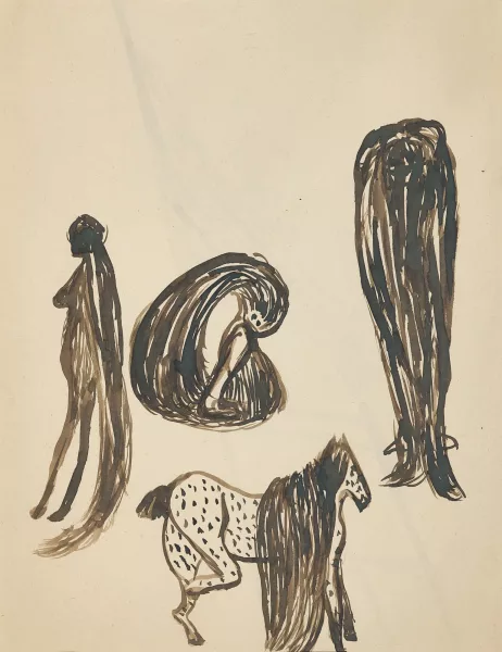 Louise Bourgeois — Ohne Titel, 1945